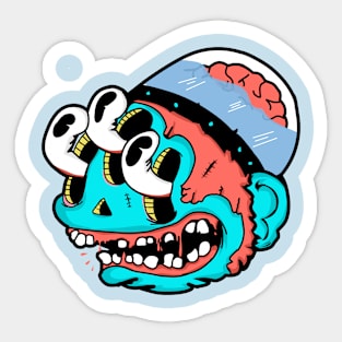 Monster grafiti Sticker